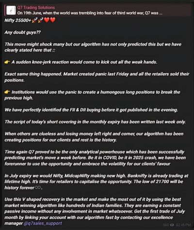 26 jun 25 Telegram post