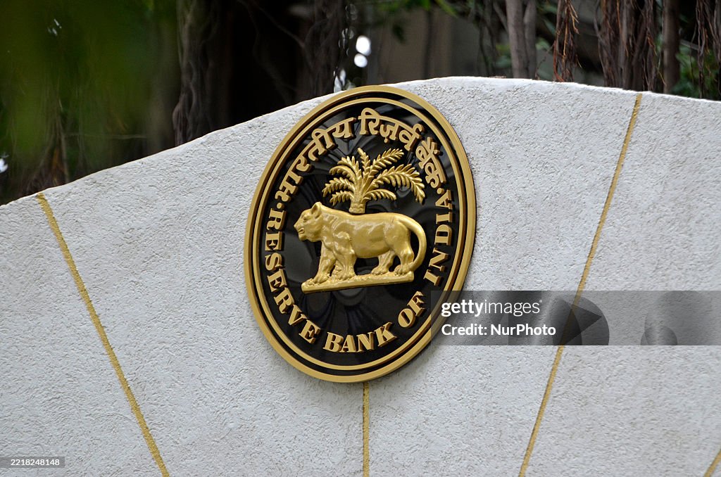 RBI The signage of the Reserve Bank of India is in Mumbai, India, on June 6, 2025. The Reserve Bank of India (RBI) cuts the benchmark repo rate by 50 basis points to 5.5% during its second bi-monthly Monetary Policy Committee (MPC) meeting on June 6.
